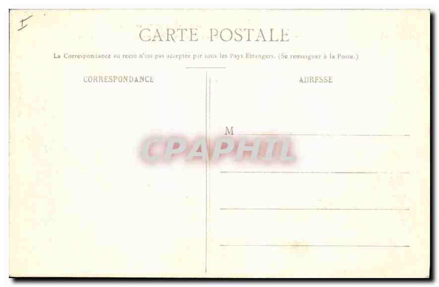 CPA Montagnes d'Auvergne le Puy Mary vu de la Route de Murat a Salers Chevre — Rückseite