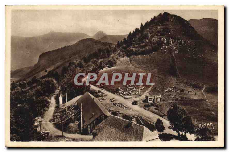 CPA Route de Puy Mary Cantal le Col de Neronne 