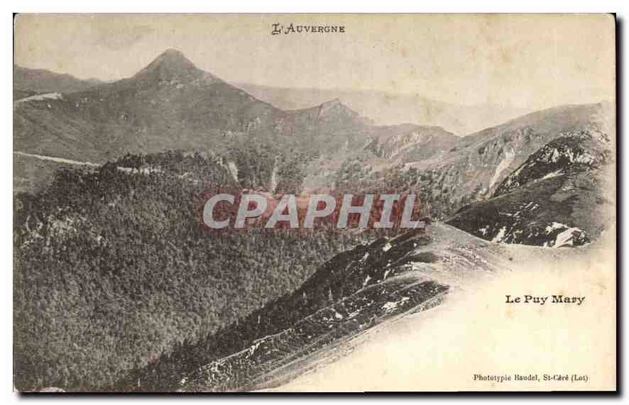 CPA L'Auvergne le Puy Mary 