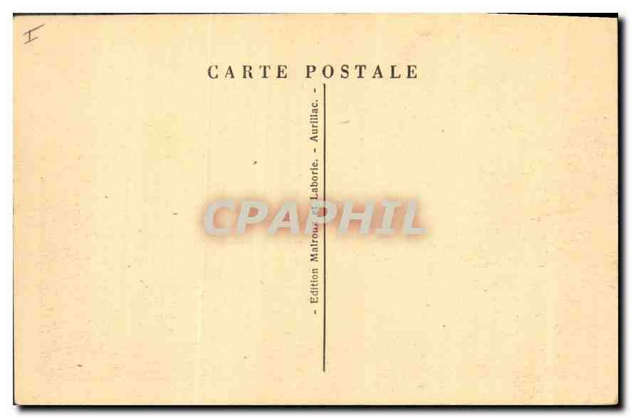 CPA Le Cantal Pittoresque Sommet du Puy Mary  — Rückseite