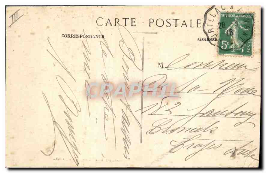 CPA Cantal Vacherie au Puy Mary  — Rückseite