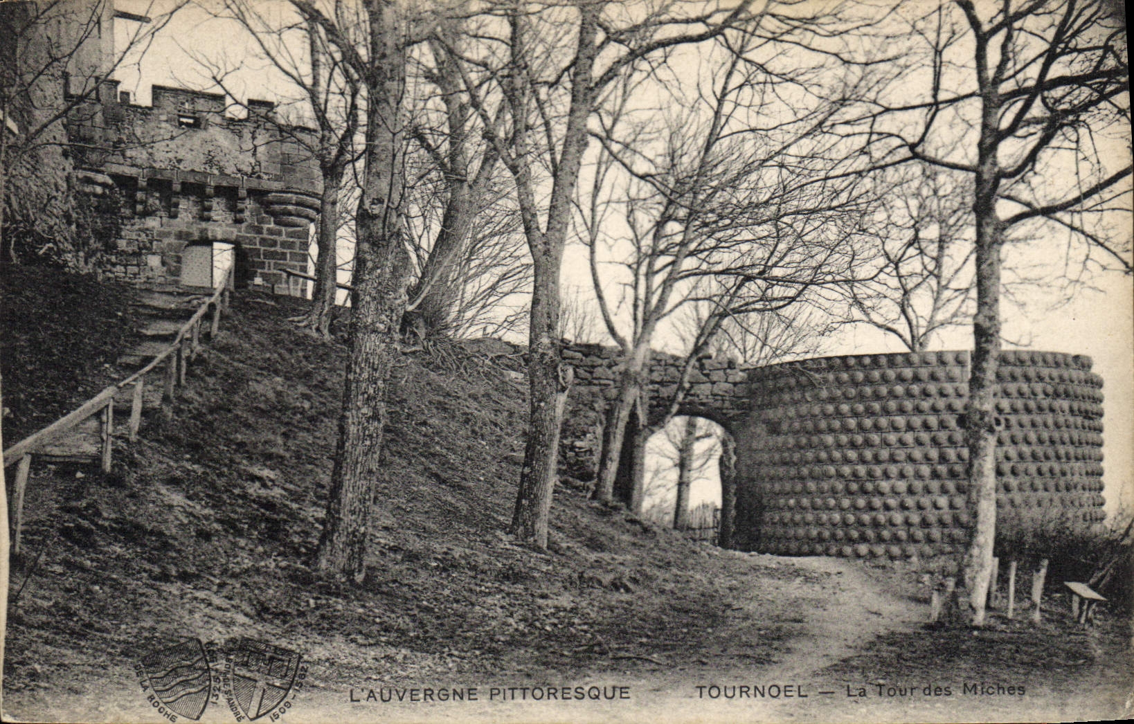 CPA L'Auvergne Pittoresque Tournoel la Tour des Miches 