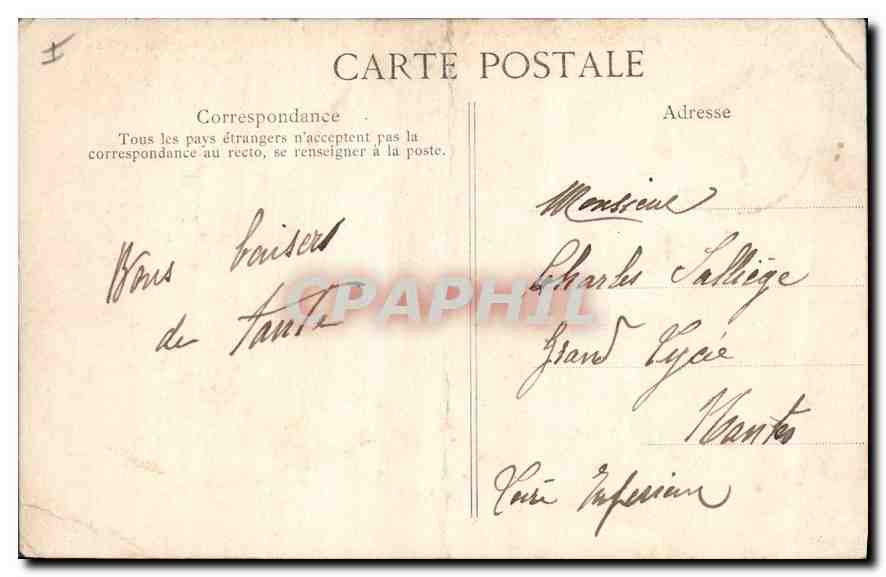 Tournœl — Hôtel du Bel-Air — L'Auvergne pittoresque — Rückseite