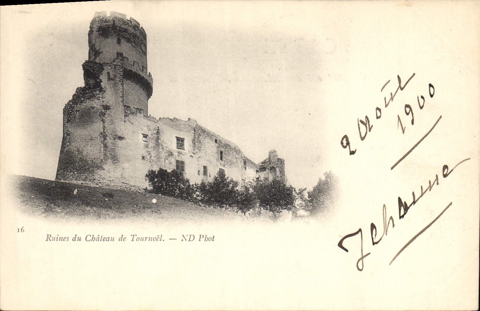 CPA Ruines du Chateau de Tournoel 