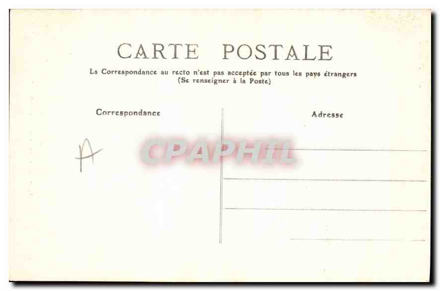 Tour du Grand Escalier d'Honneur — Tournœl — L'Auvergne, éditeur I.L. n° 226 — Rückseite