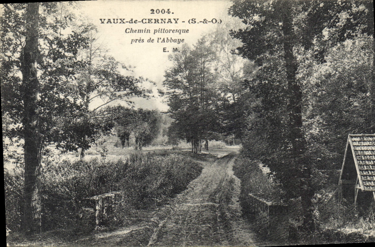 Vaux-de-Cernay — Chemin pittoresque près de l'Abbaye — E. M. (S.&O.)