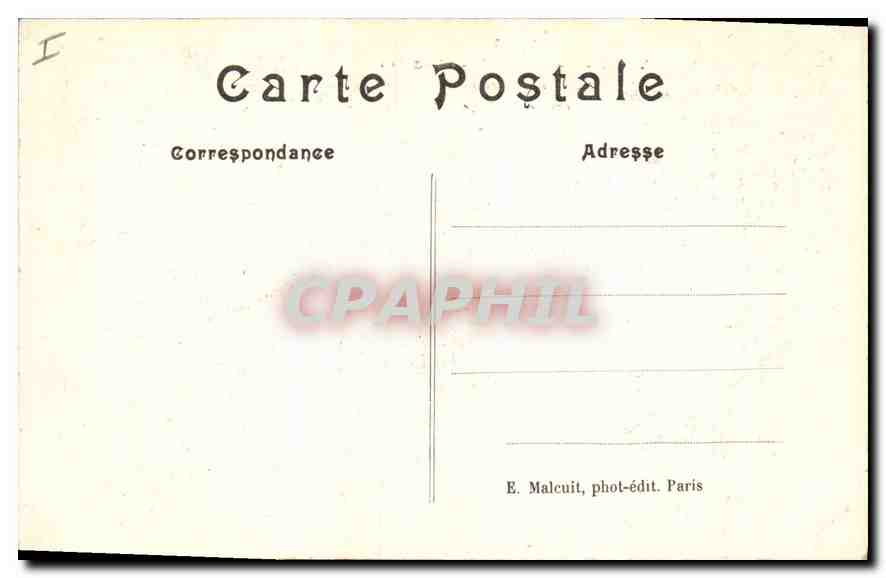 Vaux-de-Cernay — Chemin pittoresque près de l'Abbaye — E. M. (S.&O.) — Verso