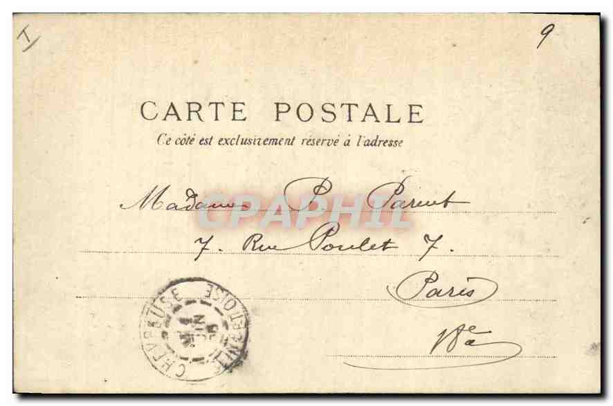 Les Servitudes du Château des Vaux (S.-S.-O.) — A. Sourdéa, Versailles — Verso