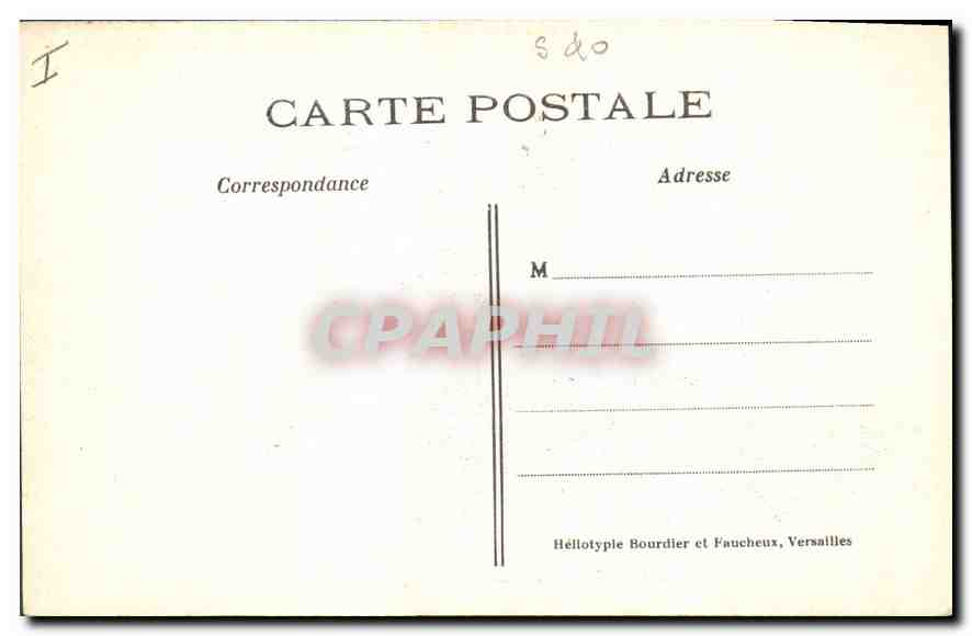 CPA Abbaye des Vaux de Cernay Aile Nord  — Rückseite