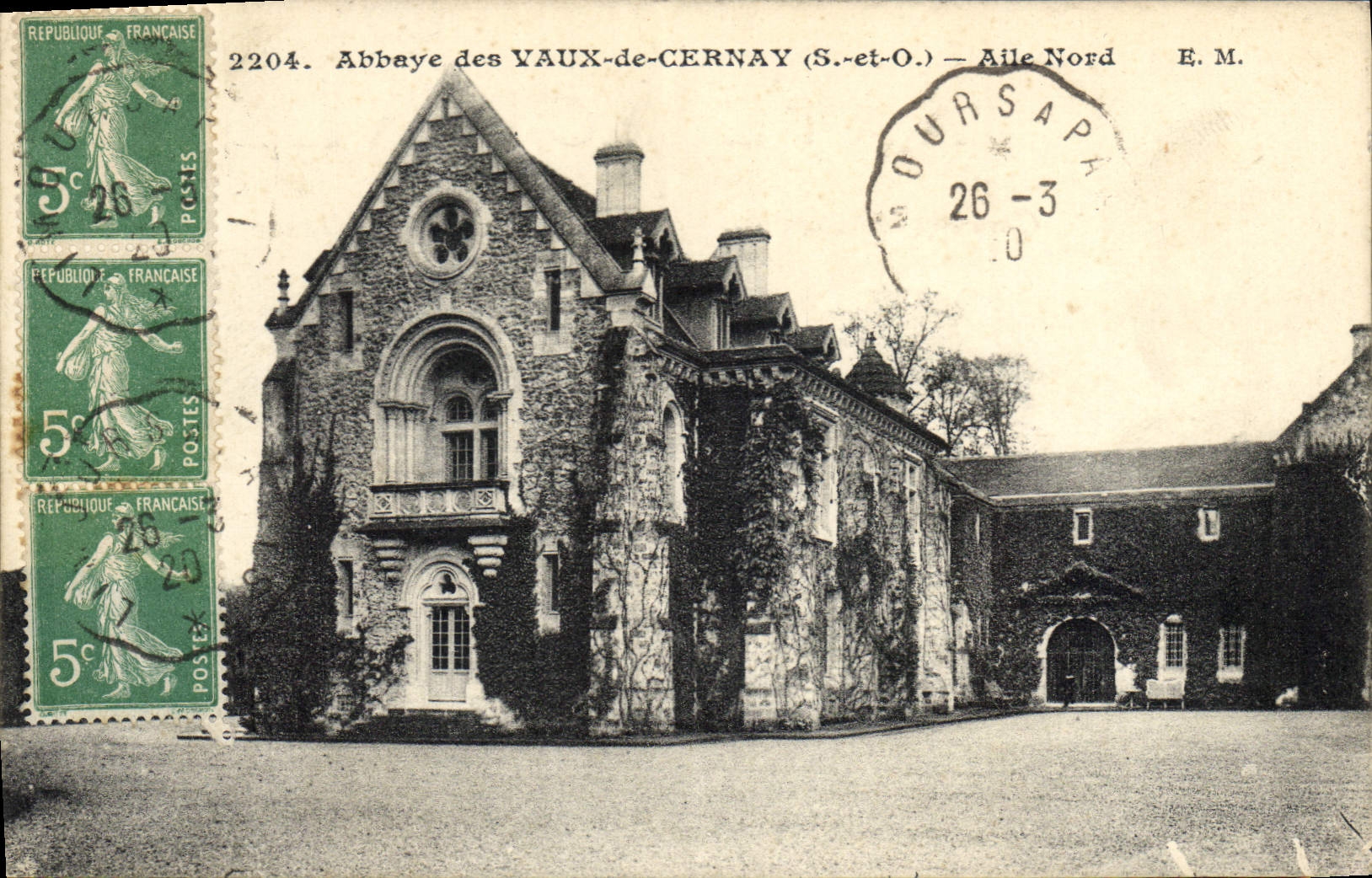 Abbaye des VAUX-de-CERNAY (S.-et-O.) — Aile Nord — E.M.