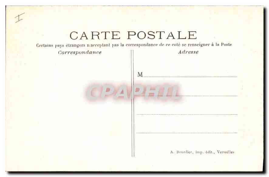 CPA Abbaye des Vaux de Cernay  — Verso