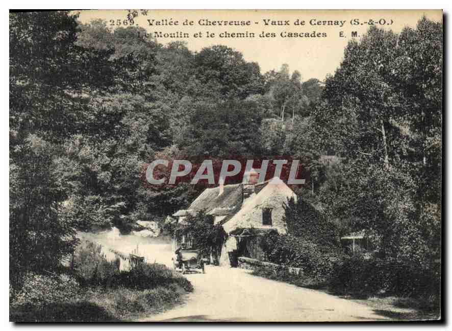 Vallée de Chevreuse - Vaux de Cernay (S.-&-O.) — Le Moulin et le chemin des Cascades — E.M. n°2569