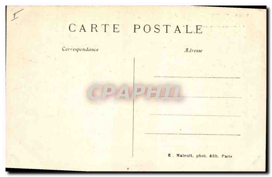 Vaux-de-Cernay — Bois des Marechoux : Un sentier dans les fougères — E. M. — Verso