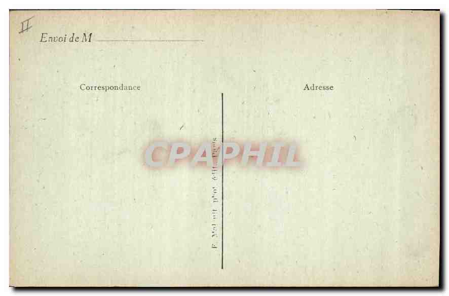 CPA Abbaye des Vaux de Cernay  — Verso