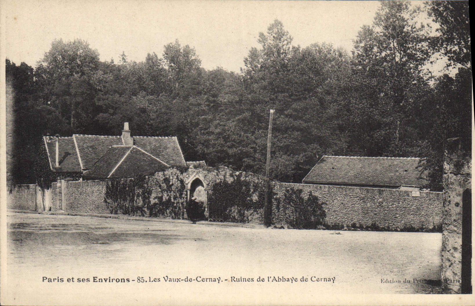 CPA Paris et ses Environs Vaux de Cernay Ruines de l'Abbaye de Cernay 