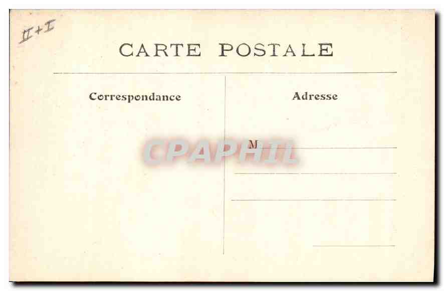 CPA Paris et ses Environs Vaux de Cernay Ruines de l'Abbaye de Cernay  — Rückseite