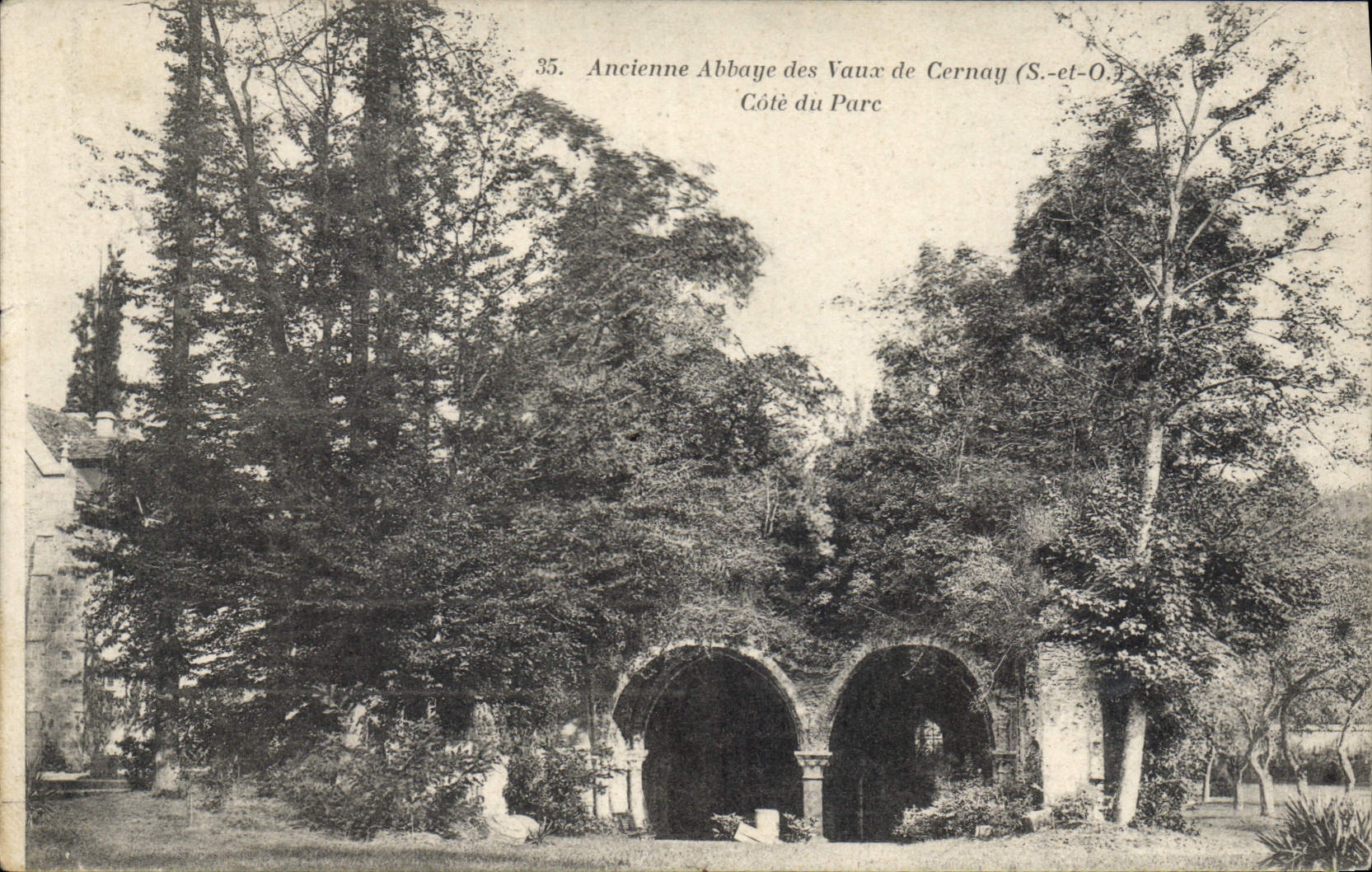 Ancienne Abbaye des Vaux de Cernay (S.-et-O.) — Côté du Parc — Éditeur non identifié, n° 35