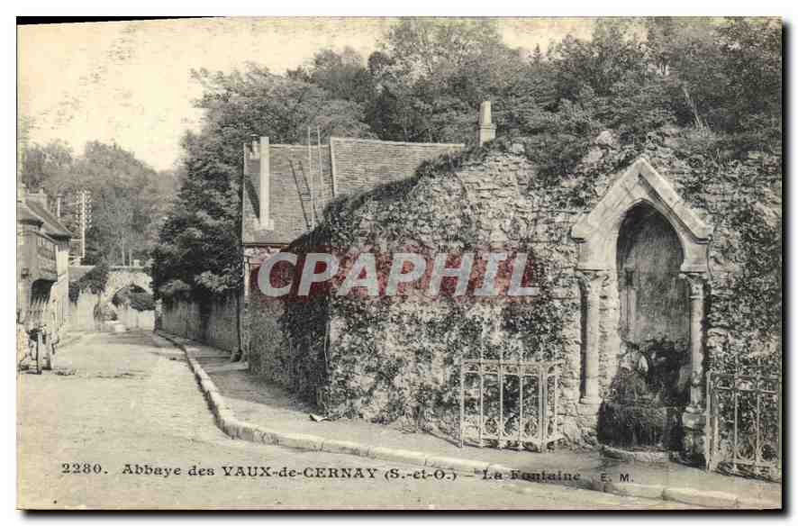Abbaye des VAUX-de-CERNAY (S.-et-O.) — La Fontaine — E.M. n°2280