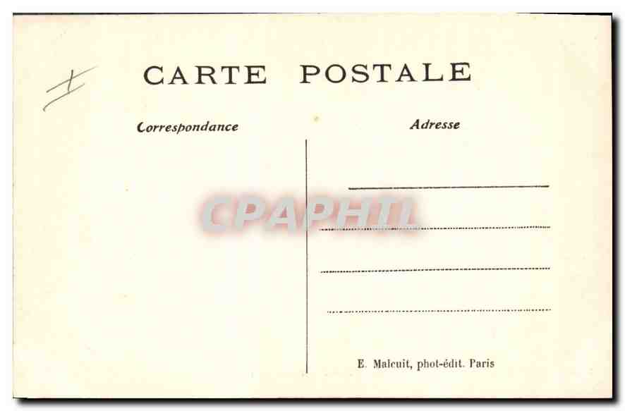 Abbaye des VAUX-de-CERNAY — La Fontaine — E. Malcuit — Verso