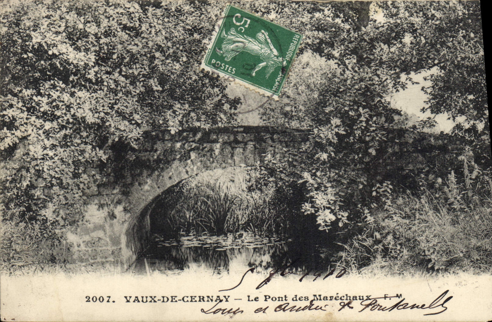 CPA Vaux de Cernay le Pont des Marechaux 