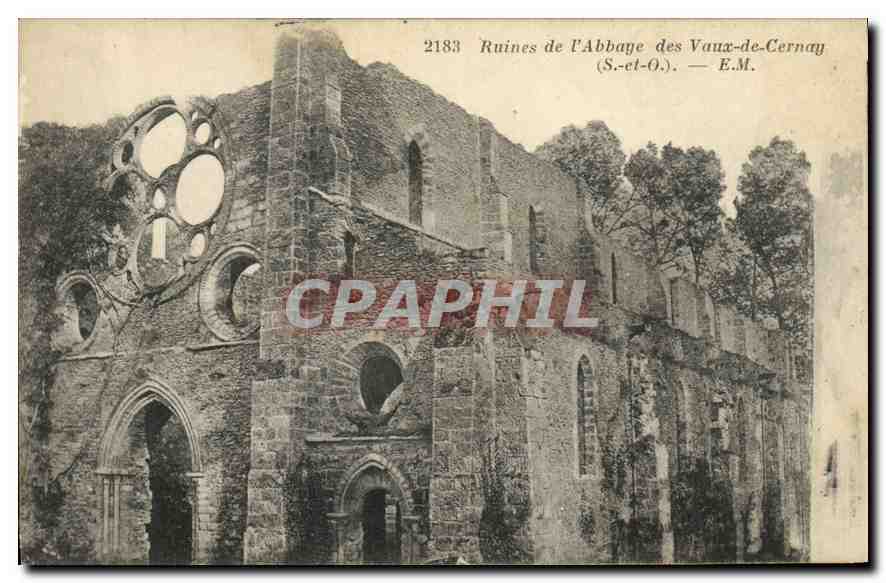 Ruines de l'Abbaye des Vaux-de-Cernay — (S.-et-O.) — E.M. — n° 2183
