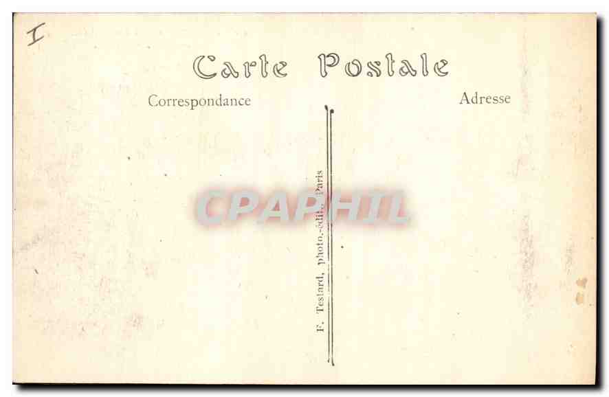 Ruines de l'Abbaye des Vaux-de-Cernay — (S.-et-O.) — E.M. — n° 2183 — Verso