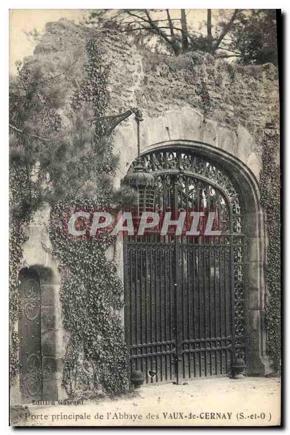 Porte principale de l'Abbaye des VAUX-de-CERNAY (S.-et-O) — Édition Giscard