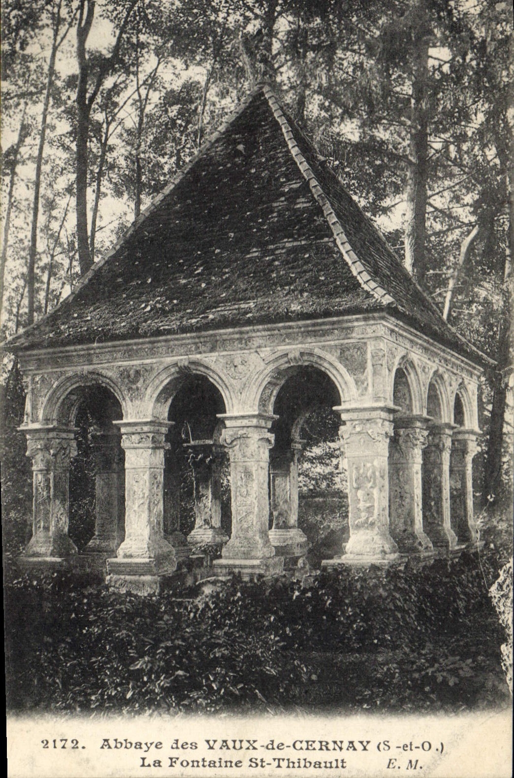 La Fontaine St-Thibault — Abbaye des Vaux-de-Cernay (S.-et-O.) — E.M. n°2172