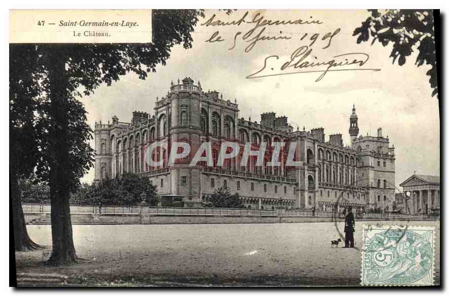 CPA Saint Germain en Laye le Chateau 