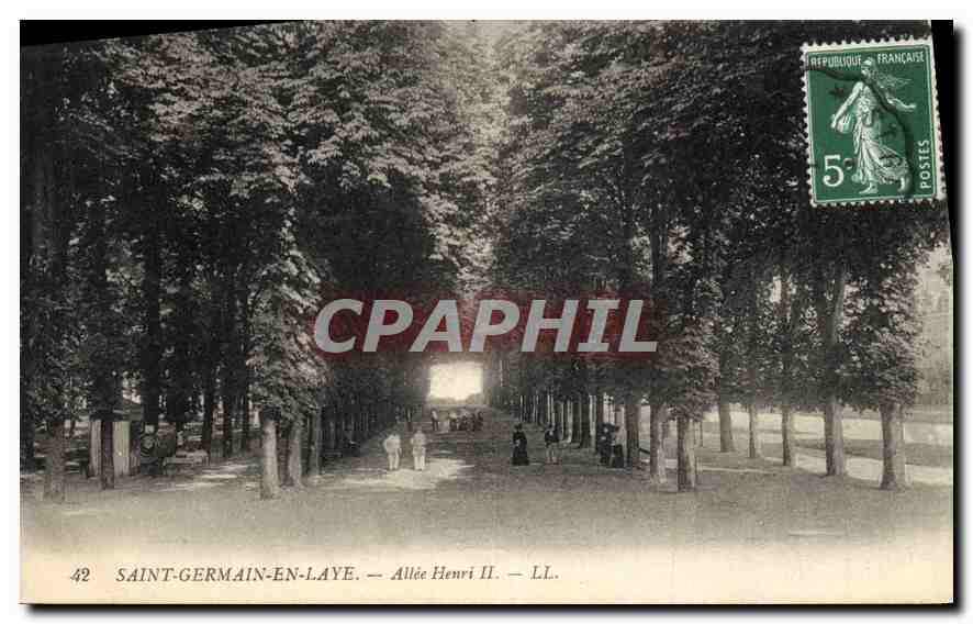 Saint-Germain-en-Laye — Allée Henri II — LL.