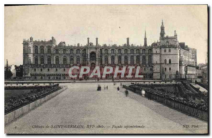 CPA Chateau de Saint Germain XVI siecle Facade septentrionale 