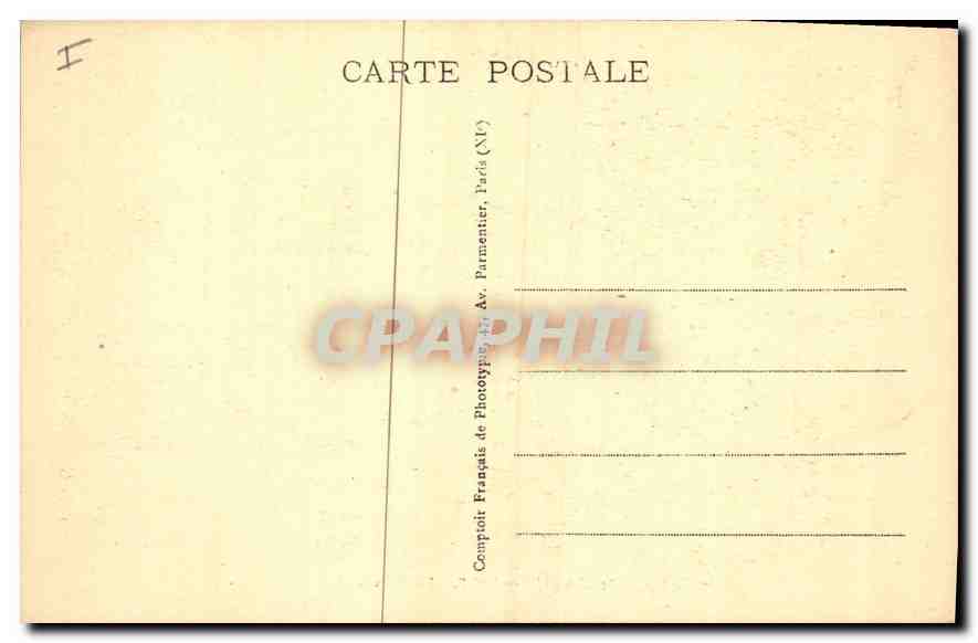 CPA St Germain en Laye le Chateau  — Verso