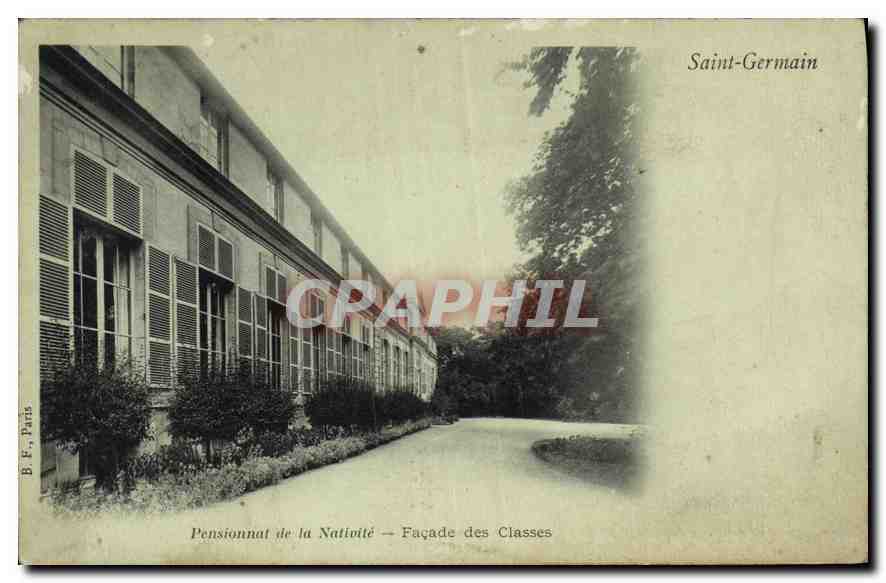 Pensionnat de la Nativité — Façade des Classes — Saint-Germain, Paris