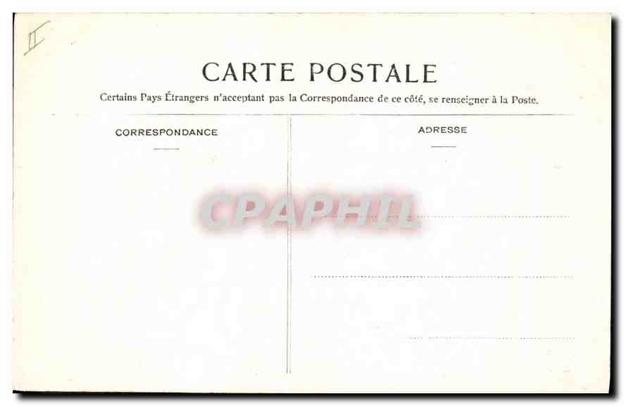 CPA Saint Germain en Laye Place Thiers la Chapelle et le Chateau  — Verso