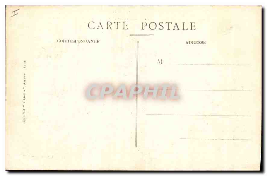 CPA Saint Germain en Laye le Chateau XVI siecle Facade Septentrionale  — Verso