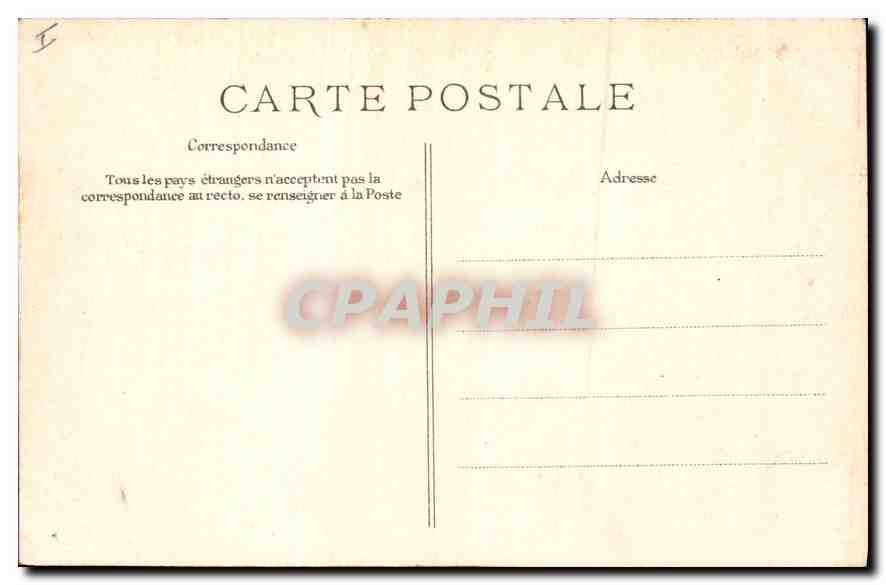 Saint-Germain-en-Laye — Le Château — Façade septentrionale — E.D. n°9 — Rückseite
