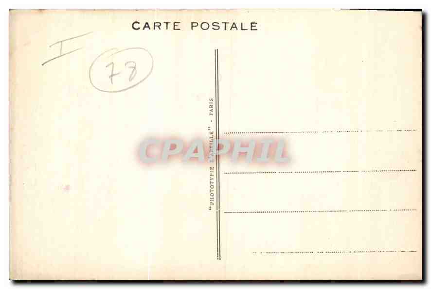 CPA Saint Germain en Laye le Chateau XVI siecle Entree du Musee  — Verso