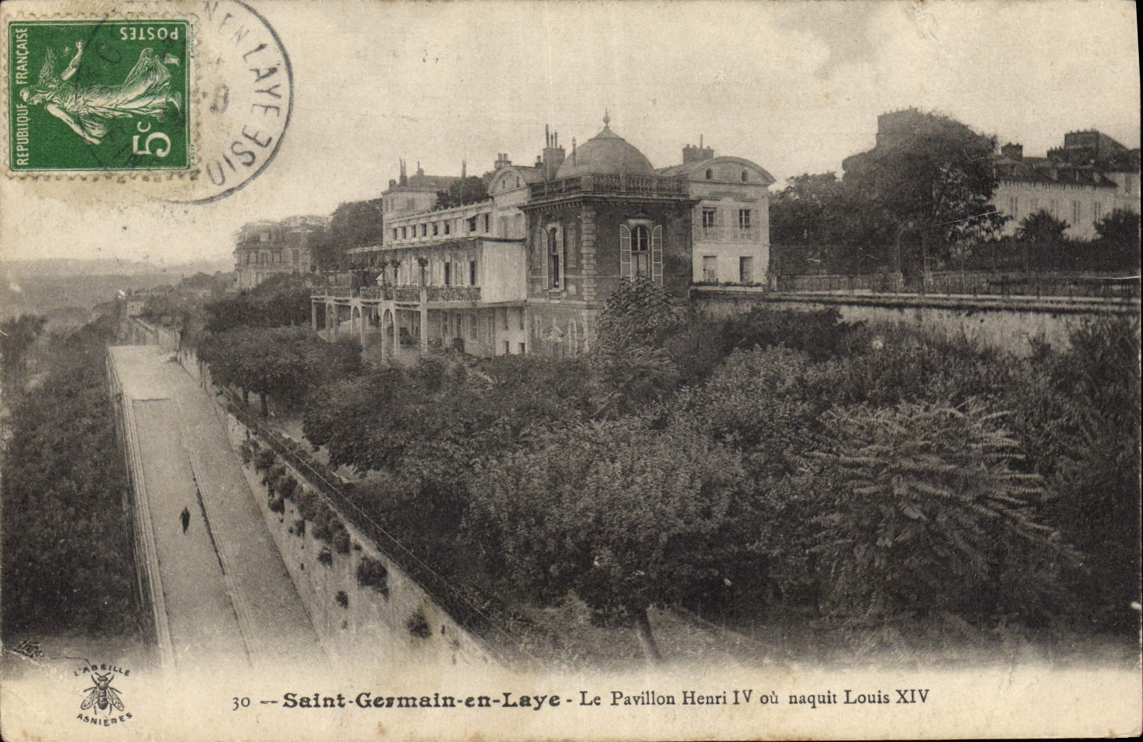 Saint-Germain-en-Laye - Der Pavillon Henri IV, wo Louis XIV geboren wurde — L'Abellie, n°30