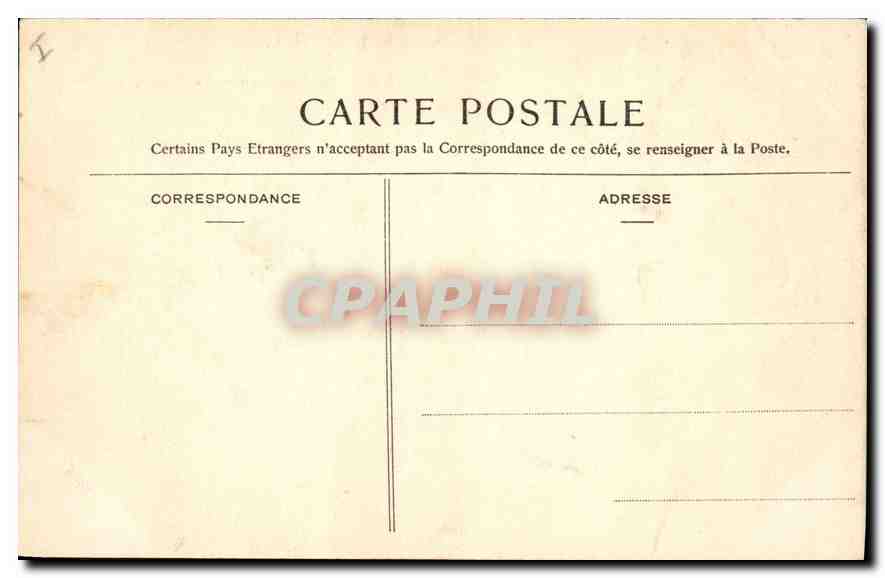 CPA Saint Germain en Laye le Chateau  — Verso