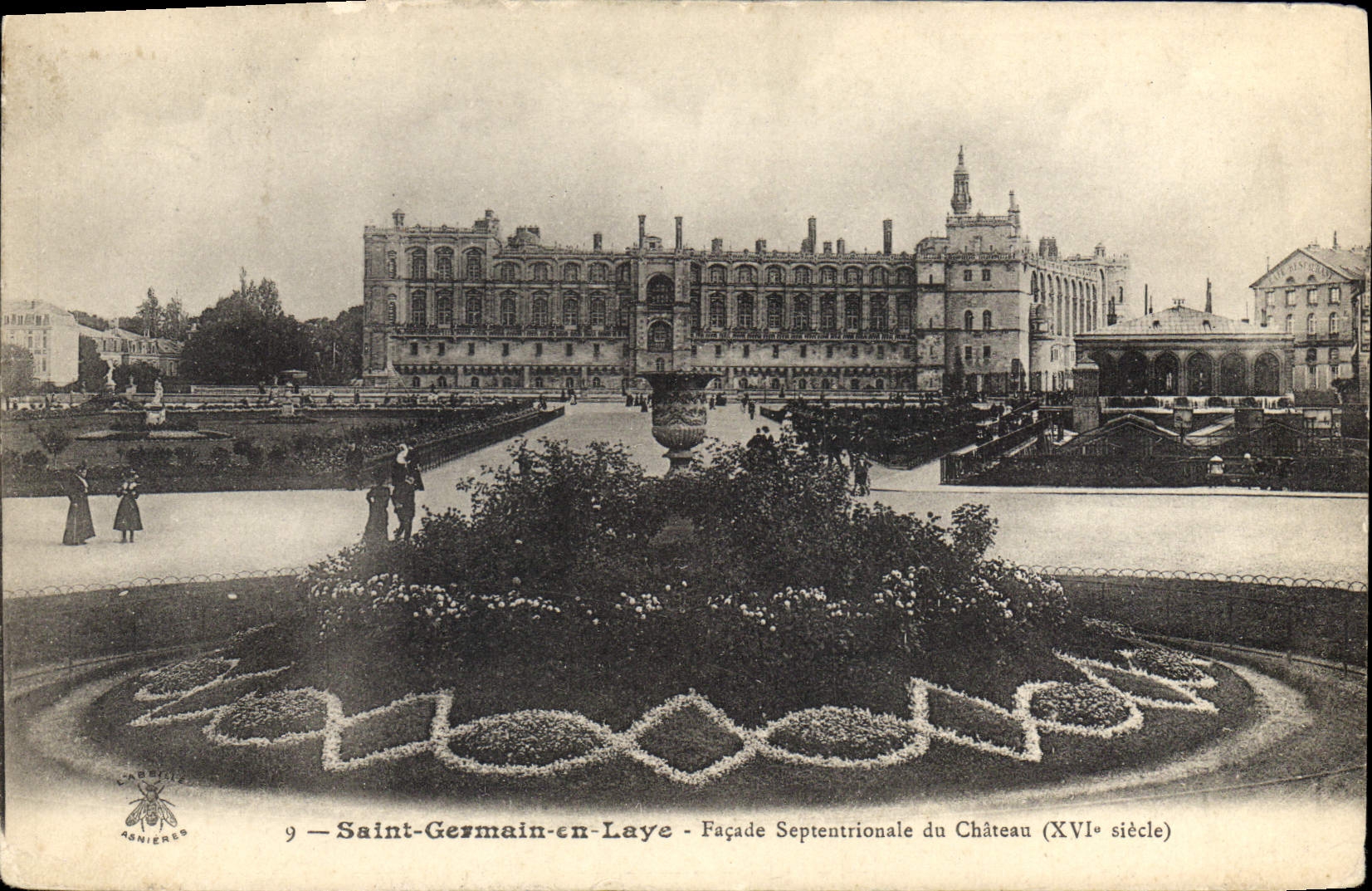 Saint-Germain-en-Laye — Façade Septentrionale du Château (XVIe siècle) — Agnières, n°9