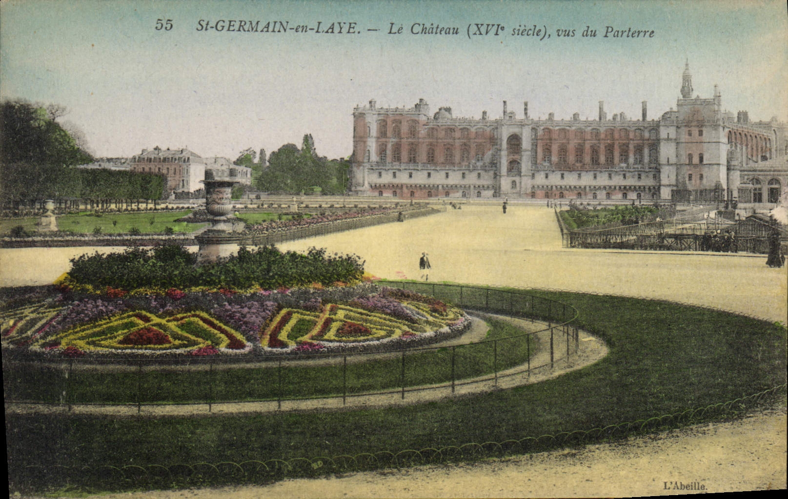 CPA Saint Germain en Laye le Chateau XVI siecle vus du Parlerre 