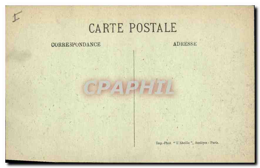 CPA Saint Germain en Laye le Chateau XVI siecle vus du Parlerre  — Verso