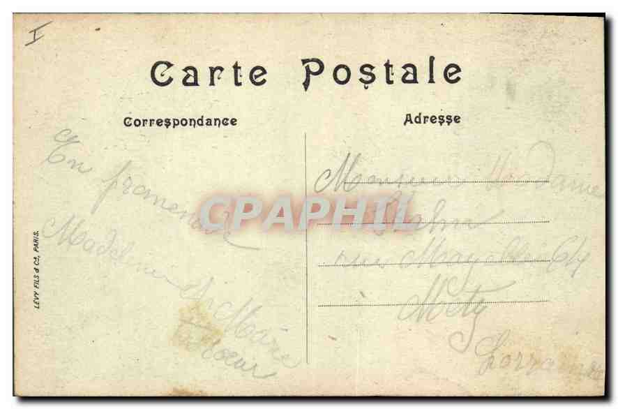 CPA Saint Germain en Laye le Chateau  — Verso