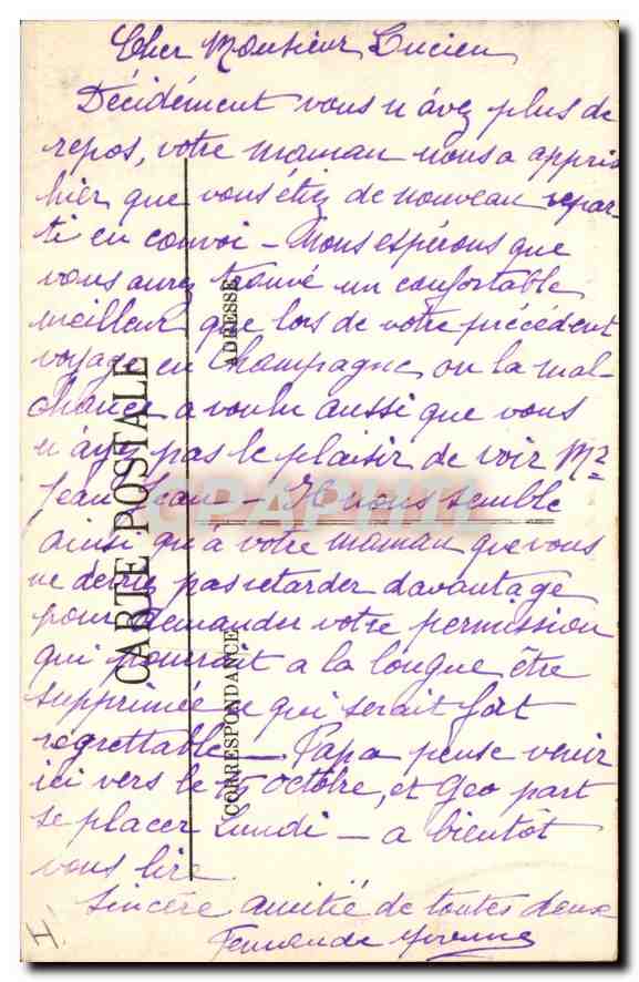 CPA Saint Germain en Laye le Jardin Anglais  — Verso