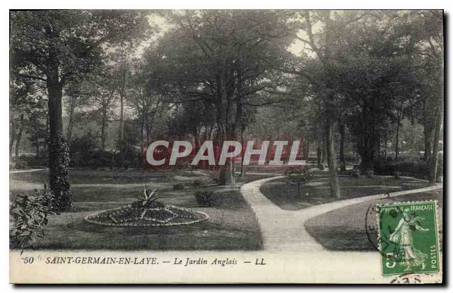 CPA Saint Germain en Laye le Jardin Anglais 