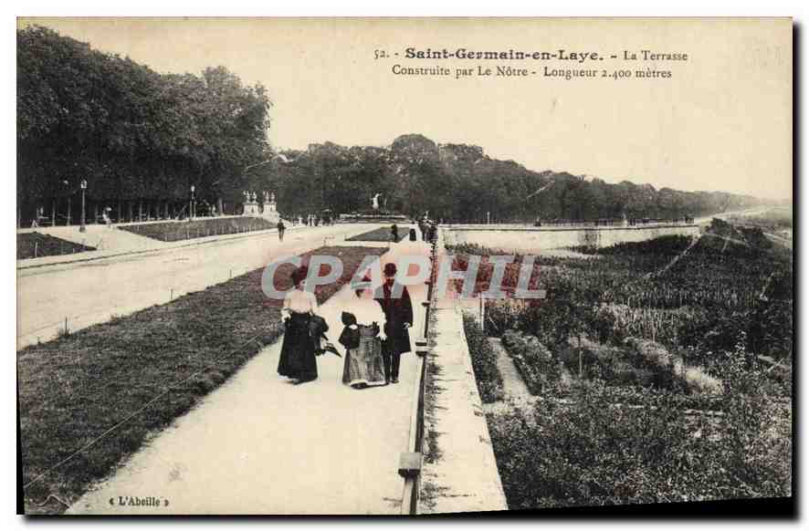CPA Saint Germain en Laye la Terrasse Construite par le Notre 