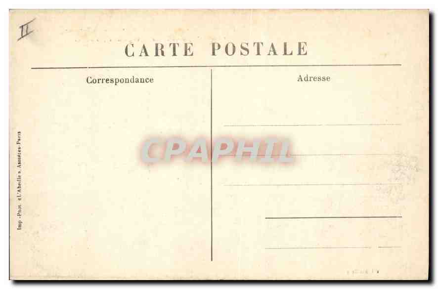 CPA Saint Germain en Laye la Terrasse Construite par le Notre  — Verso