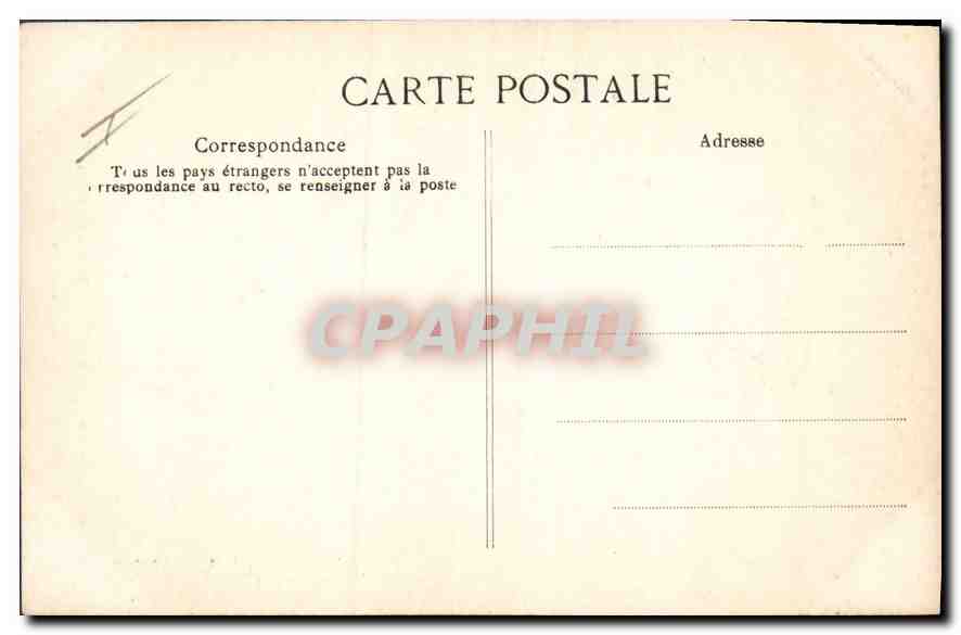 CPA Saint Germain en Laye la Foret sous Bois conduisant au chateau du Val  — Verso