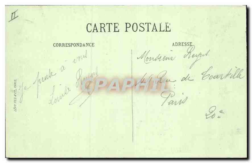 CPA Saint Germain en Laye les Loges Maison de la Legion d'Honneur  — Verso