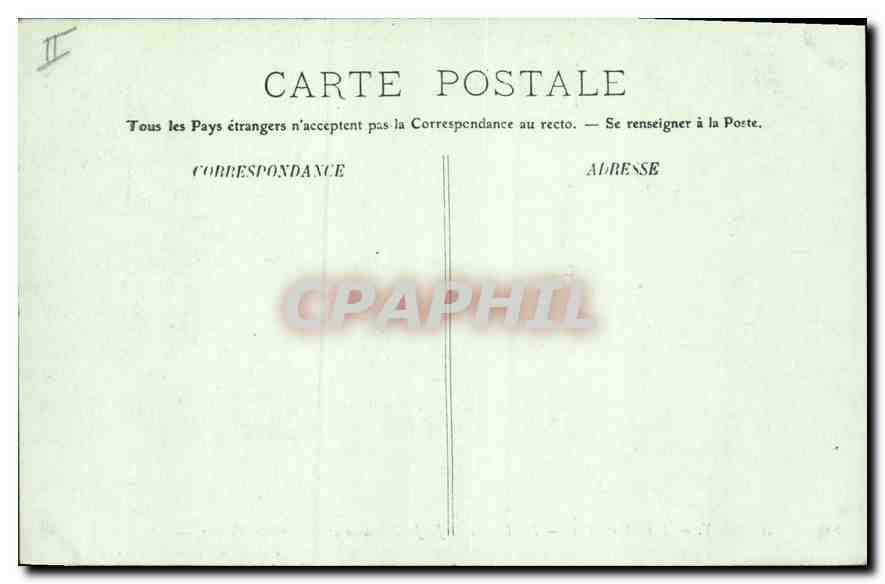 CPA Chambery Les Charmettes Habitation de JJ Rouseau et de Mme de Warens  — Rückseite